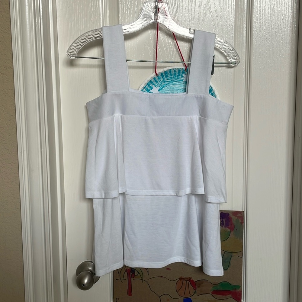 The Royal Standard white tank size medium